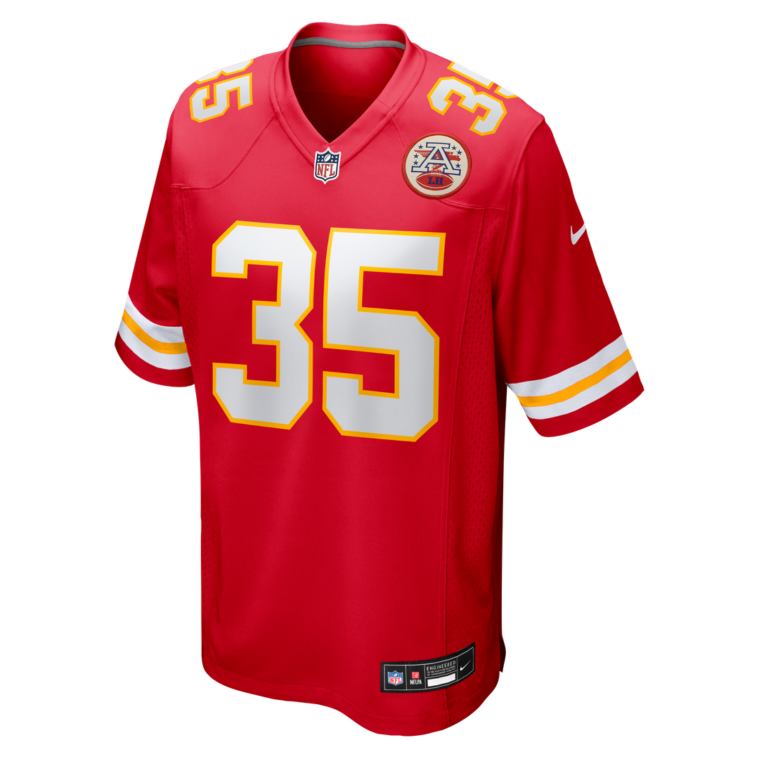 Men's Kansas City Chiefs Christian Okoye Red Game Retired Player Jersey