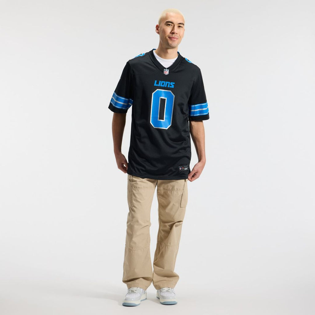 Men's Detroit Lions Jahmyr Gibbs Blue Game Player Jersey