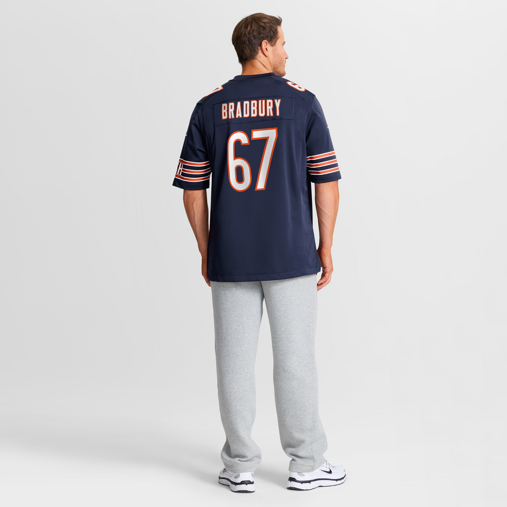 Men's Chicago Bears Garrett Bradbury Navy Team