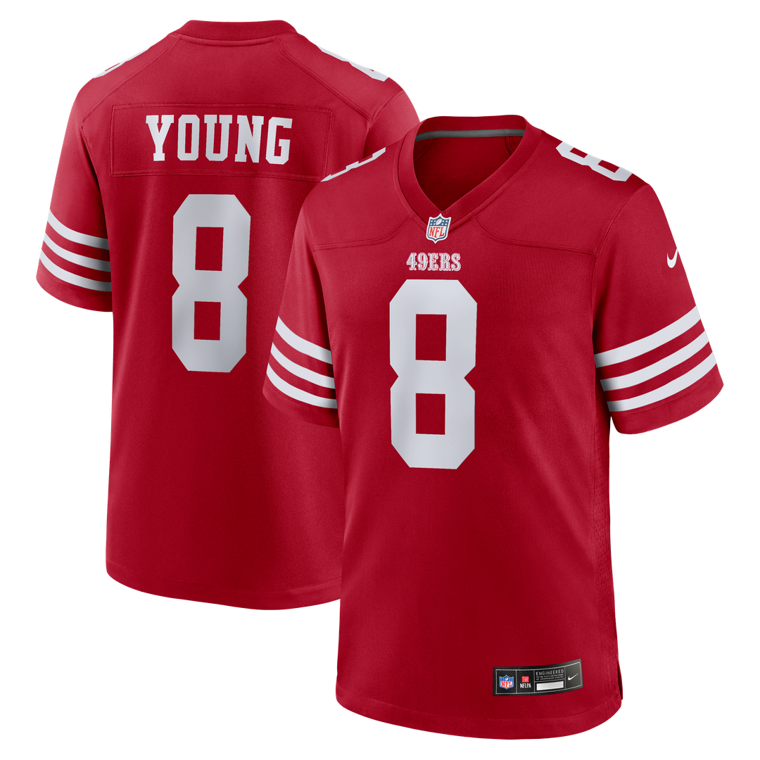 Men's San Francisco 49ers Steve Young White Retired Player