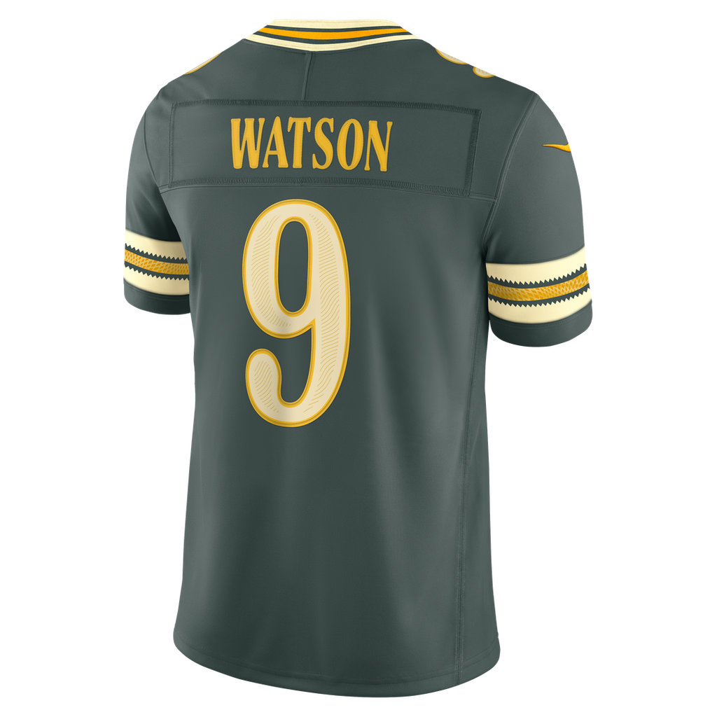 Men's Green Bay Packers Christian Watson Green 2026 Rivalries Collection Stitched Jersey