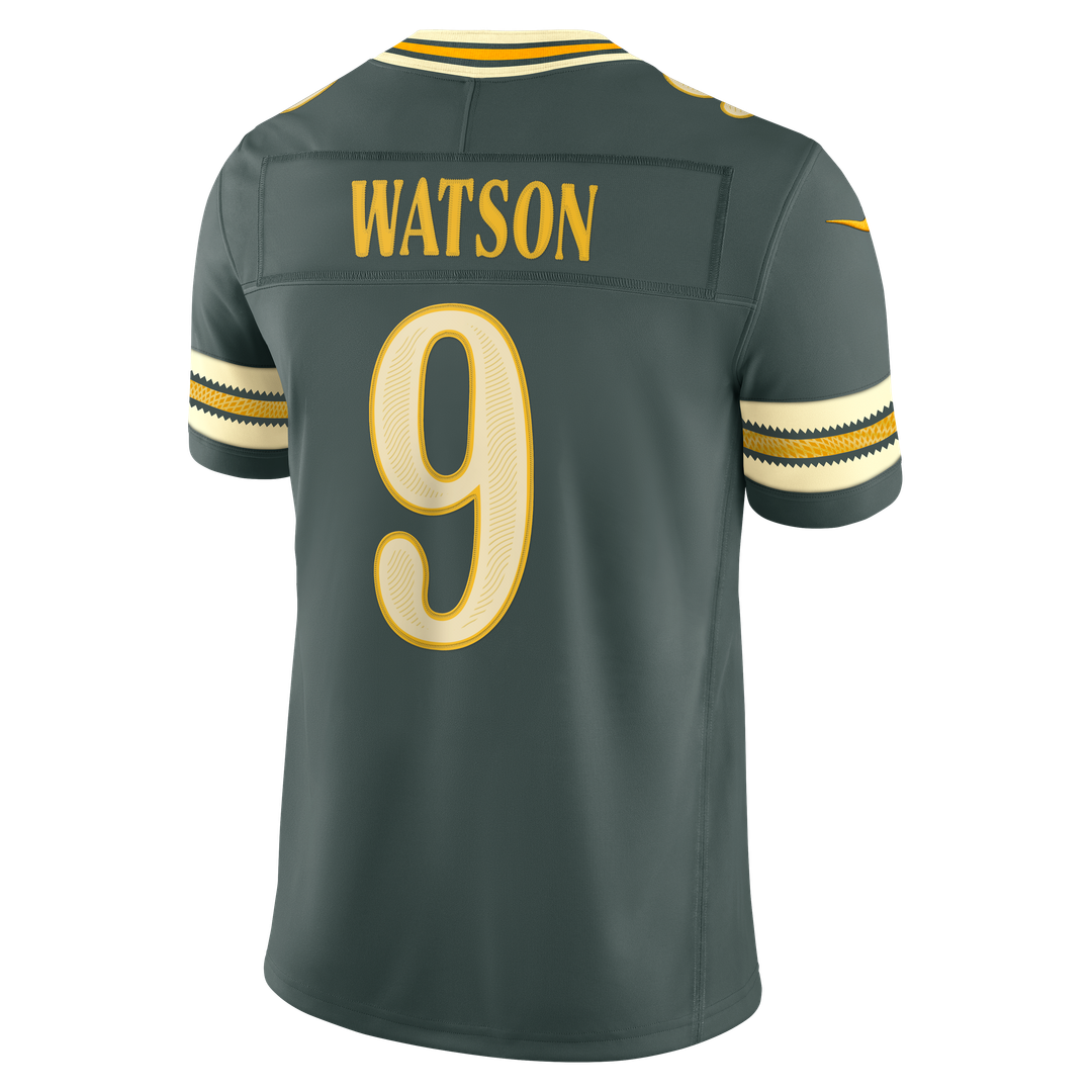 Men's Green Bay Packers Christian Watson Green 2026 Rivalries Collection Stitched Jersey