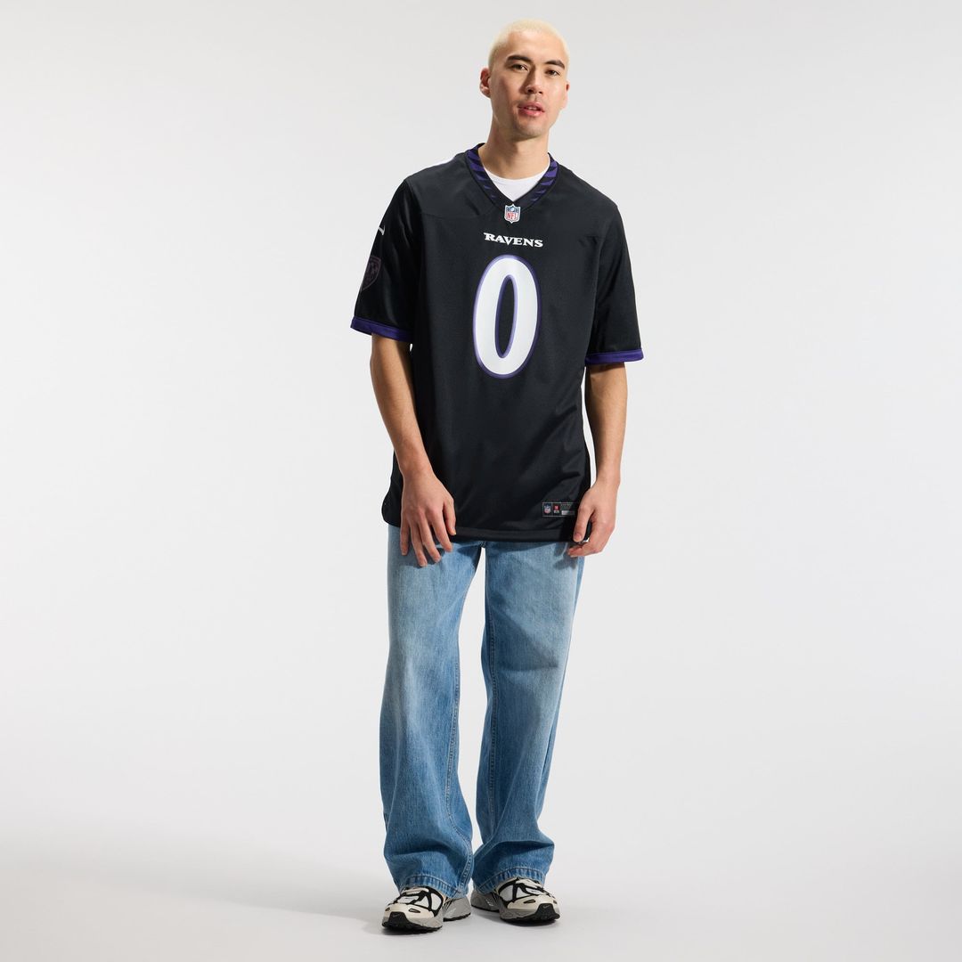 Men's Baltimore Ravens Roquan Smith Black Alternate