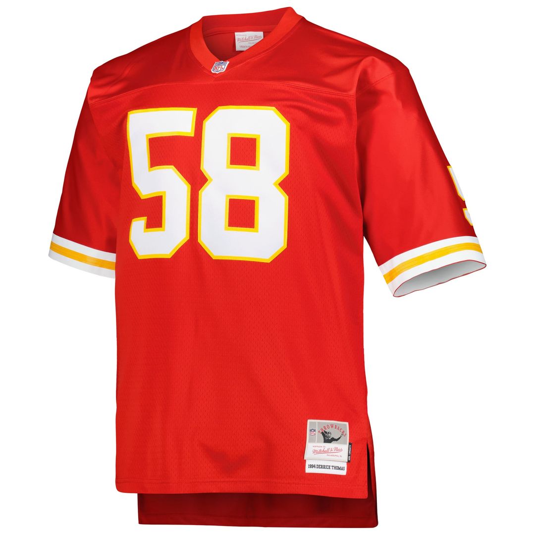 Men's Kansas City Chiefs Derrick Thomas Red Big & Tall 1994 Retired Player Replica Jersey