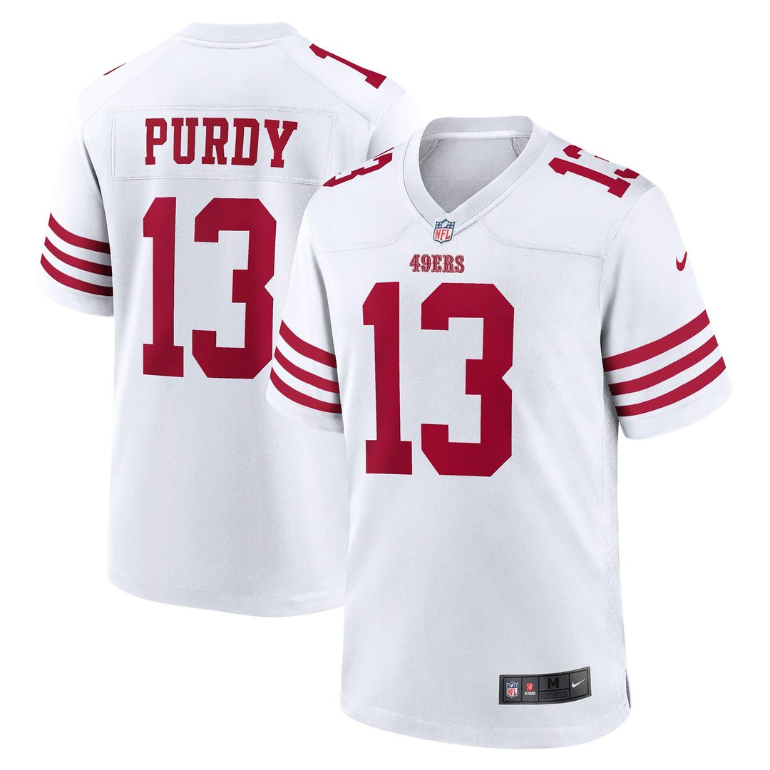 Men's San Francisco 49ers Brock Purdy Scarlet Game Player Jersey