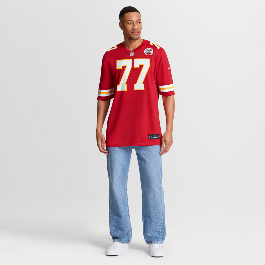 Men's Kansas City Chiefs Jaylon Moore Red Team