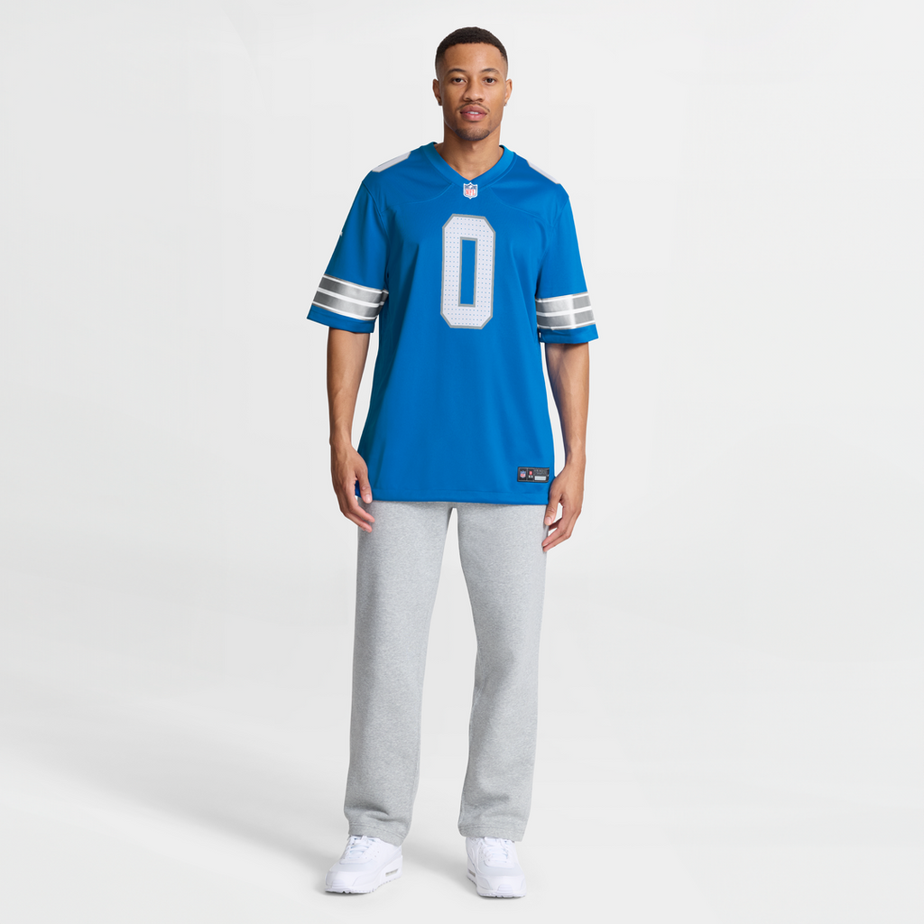Men's Detroit Lions Jahmyr Gibbs Blue Game Player Jersey
