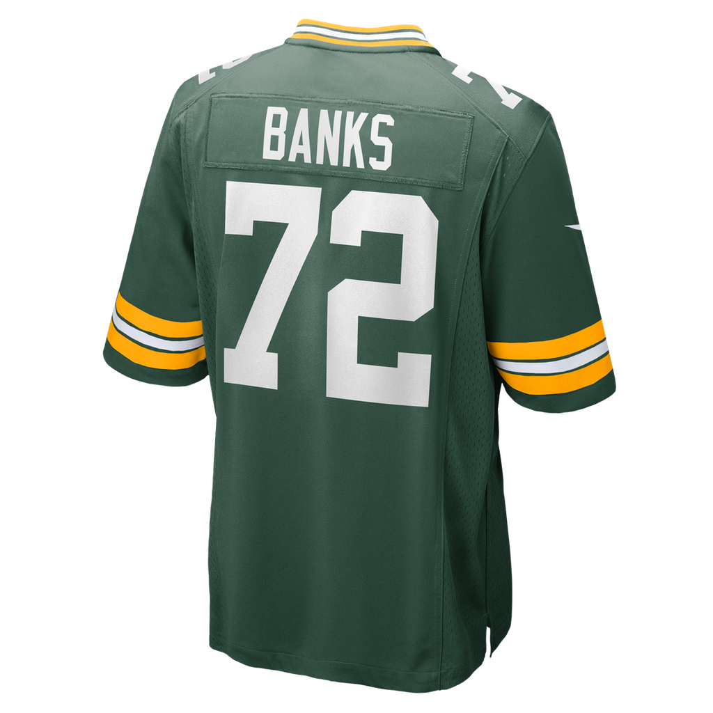 Men's Green Bay Packers Brant Banks Green Team Jersey