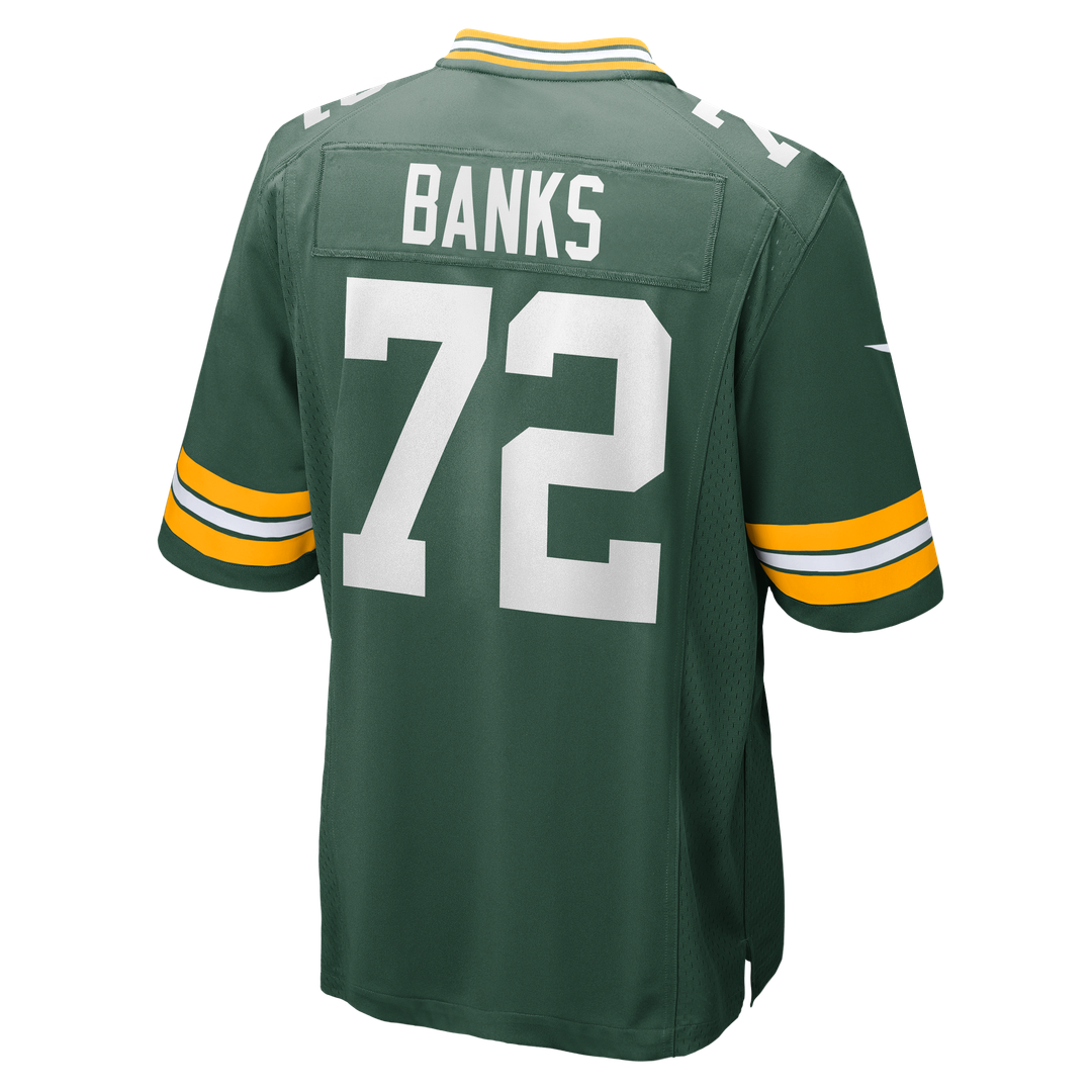 Men's Green Bay Packers Brant Banks Green Team Jersey