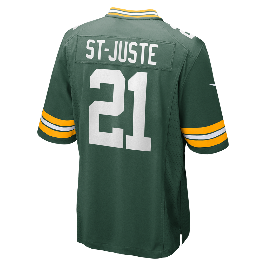 Men's Green Bay Packers Benjamin St Juste Green Team Jersey