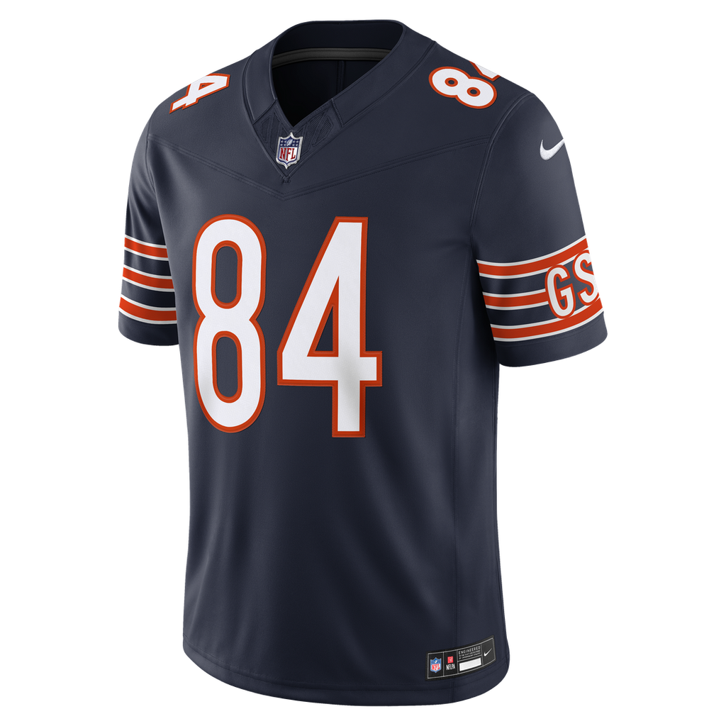 Men's Chicago Bears Colston Loveland Navy Team Vapor F.U.S.E. Stitched