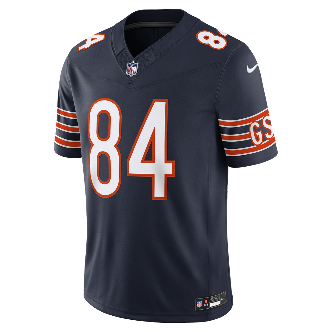 Men's Chicago Bears Colston Loveland Navy Team Vapor F.U.S.E. Stitched