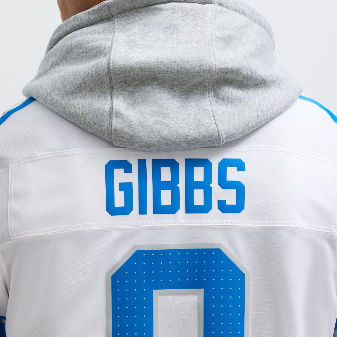 Men's Detroit Lions Jahmyr Gibbs White Vapor F.U.S.E.