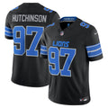 Men's Detroit Lions Aidan Hutchinson Black Alternate Vapor F.U.S.E. Stitched