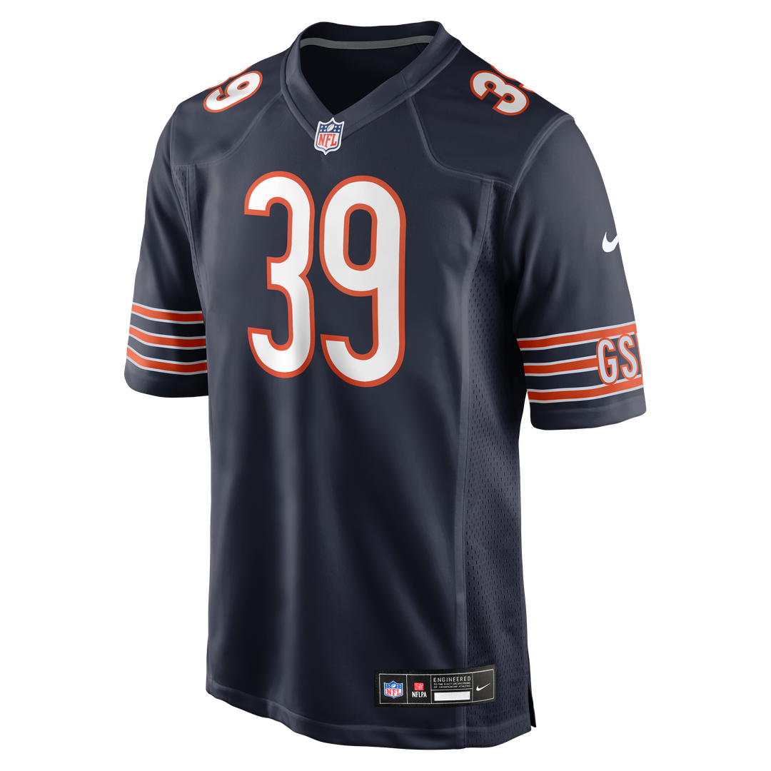 Men's Chicago Bears Josh Blackwell Navy Game Player Jersey