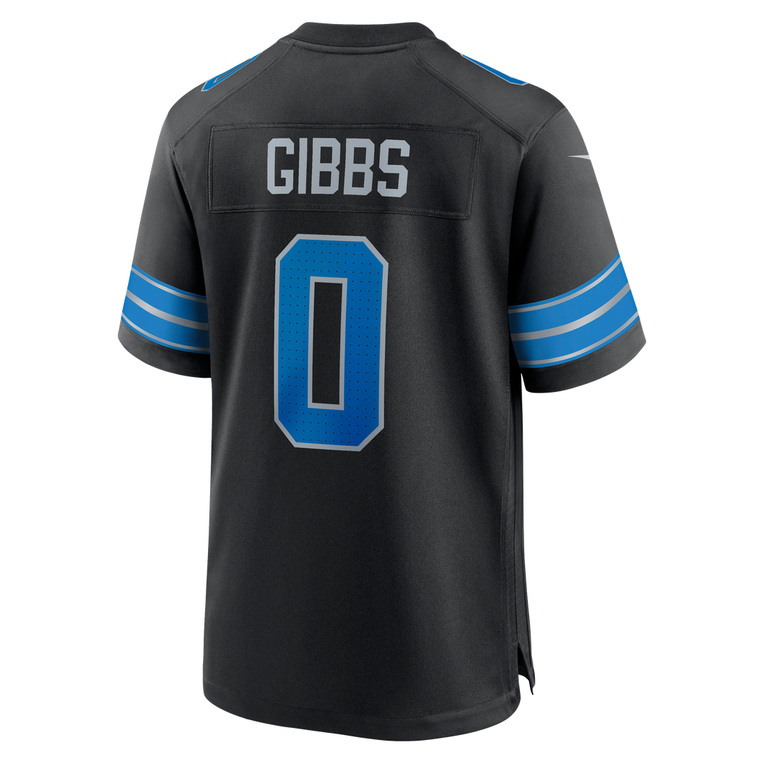 Men's Detroit Lions Jahmyr Gibbs Blue Game Player Jersey