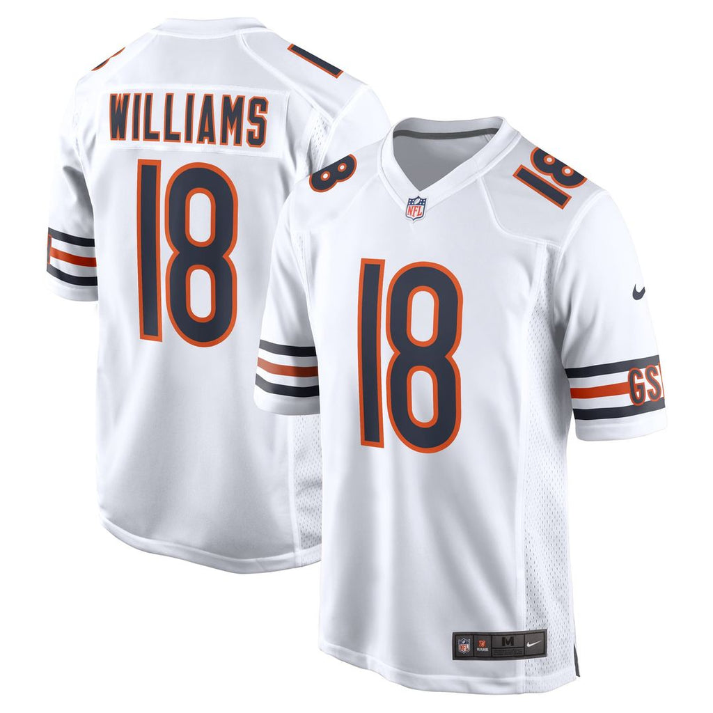 Men's Chicago Bears Caleb Williams White First Round Pick Player