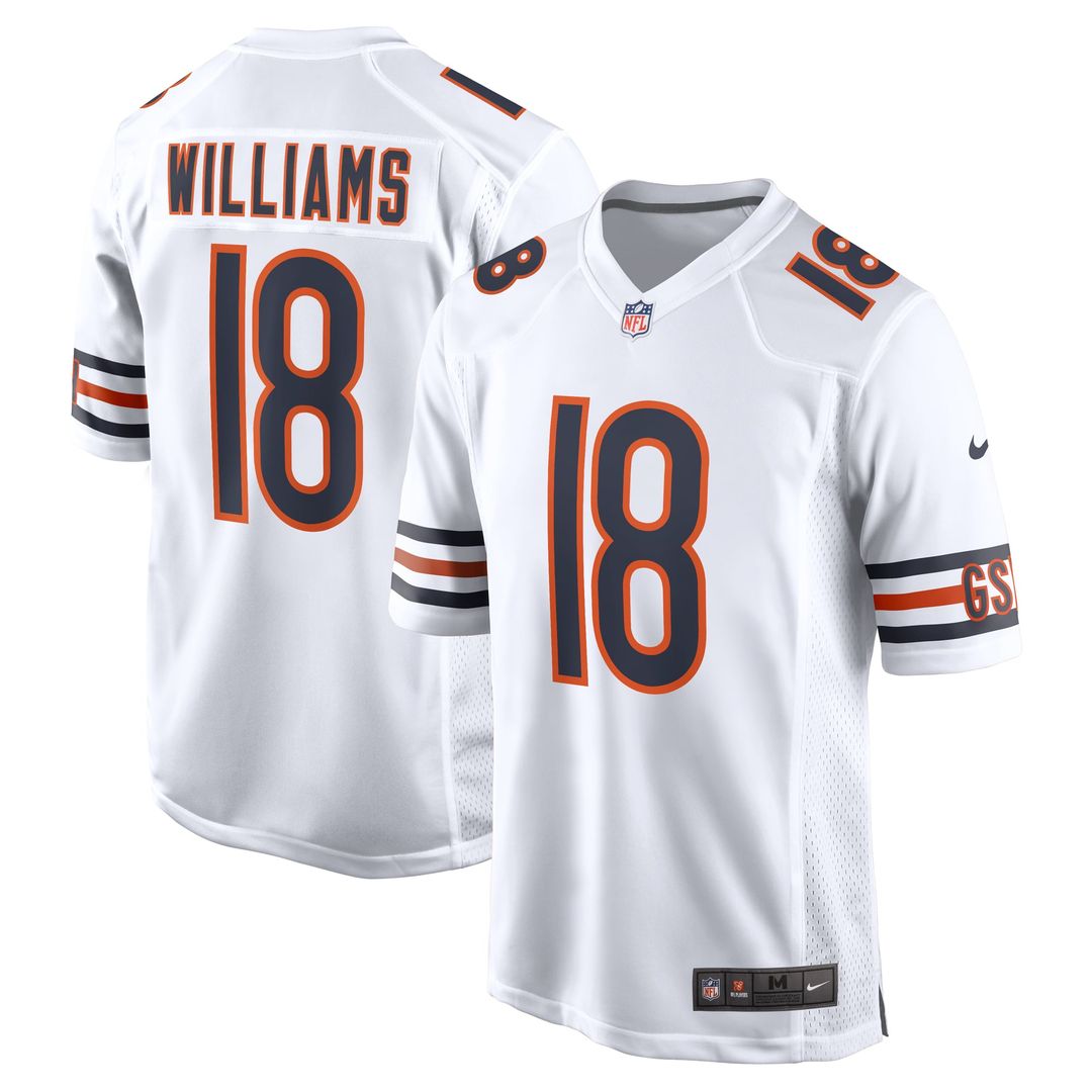 Men's Chicago Bears Caleb Williams Orange Alternate Player