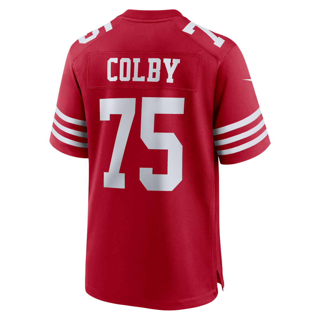 Men's San Francisco 49ers Connor Colby Scarlet Team
