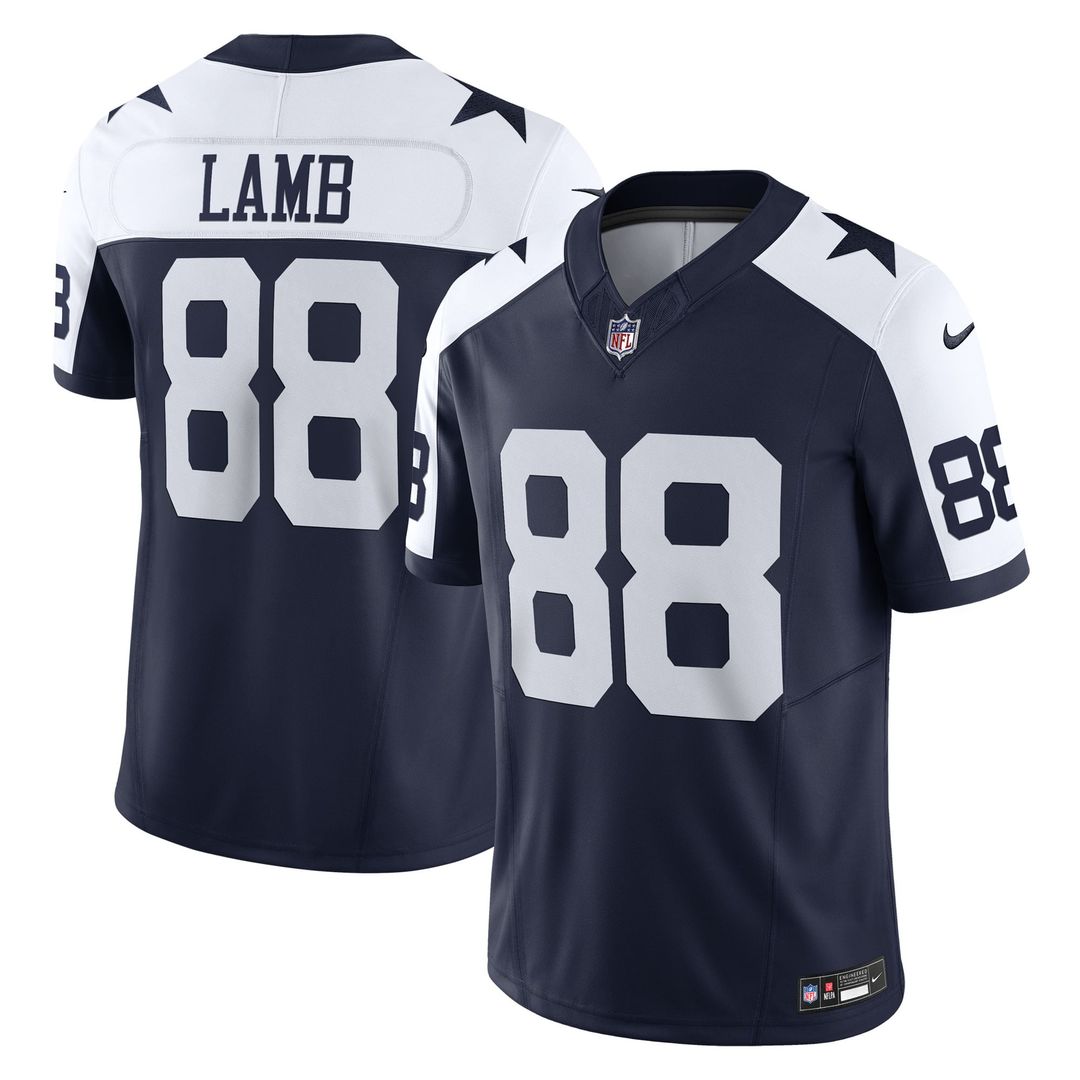 Men's Dallas Cowboys CeeDee Lamb Navy Vapor F.U.S.E.