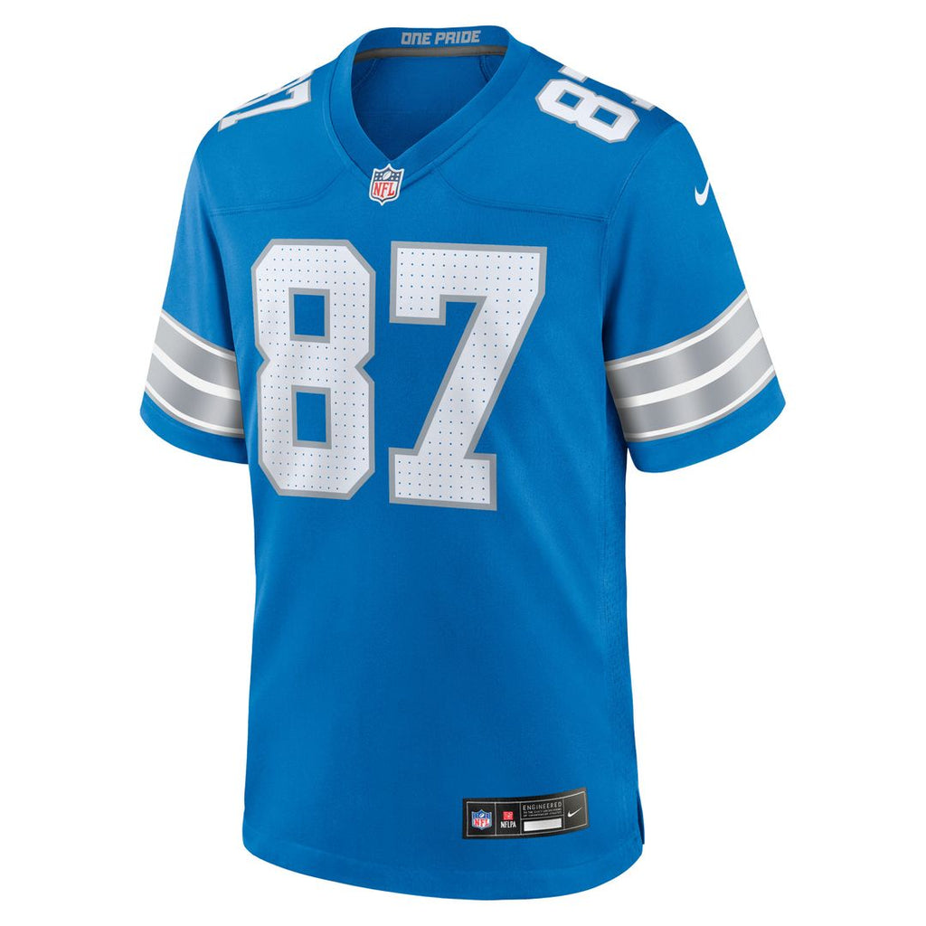 Men's Detroit Lions Sam LaPorta Blue
