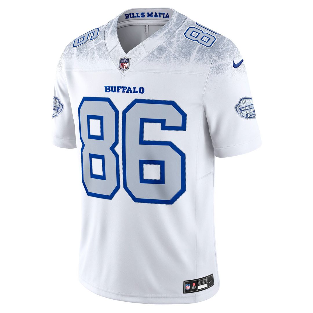 Men's Buffalo Bills Dalton Kincaid White Rivalries Collection Stitched