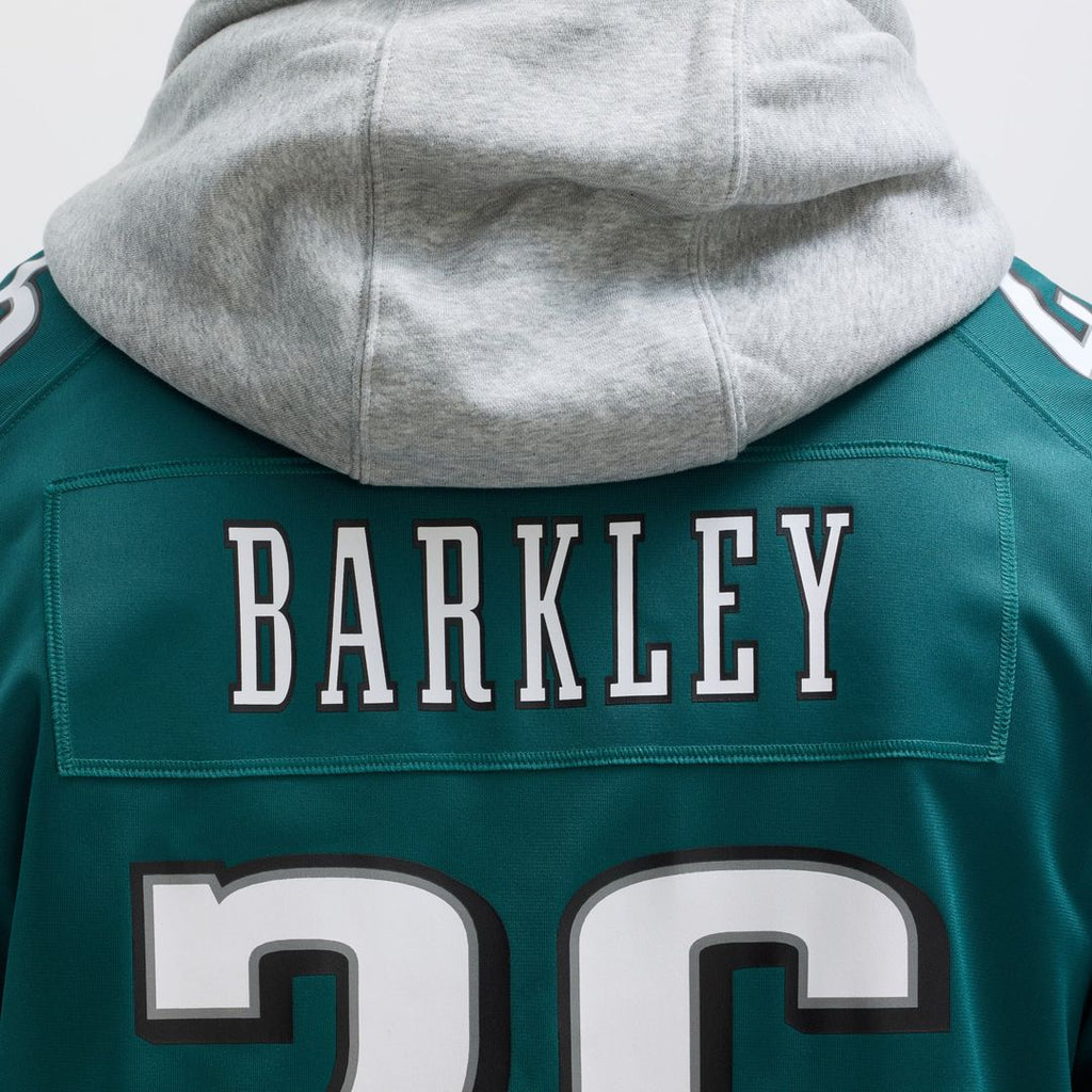 Men's Philadelphia Eagles Saquon Barkley Midnight Green Game Player Jersey