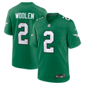Men's Philadelphia Eagles Tariq Woolen Kelly Green Alternate