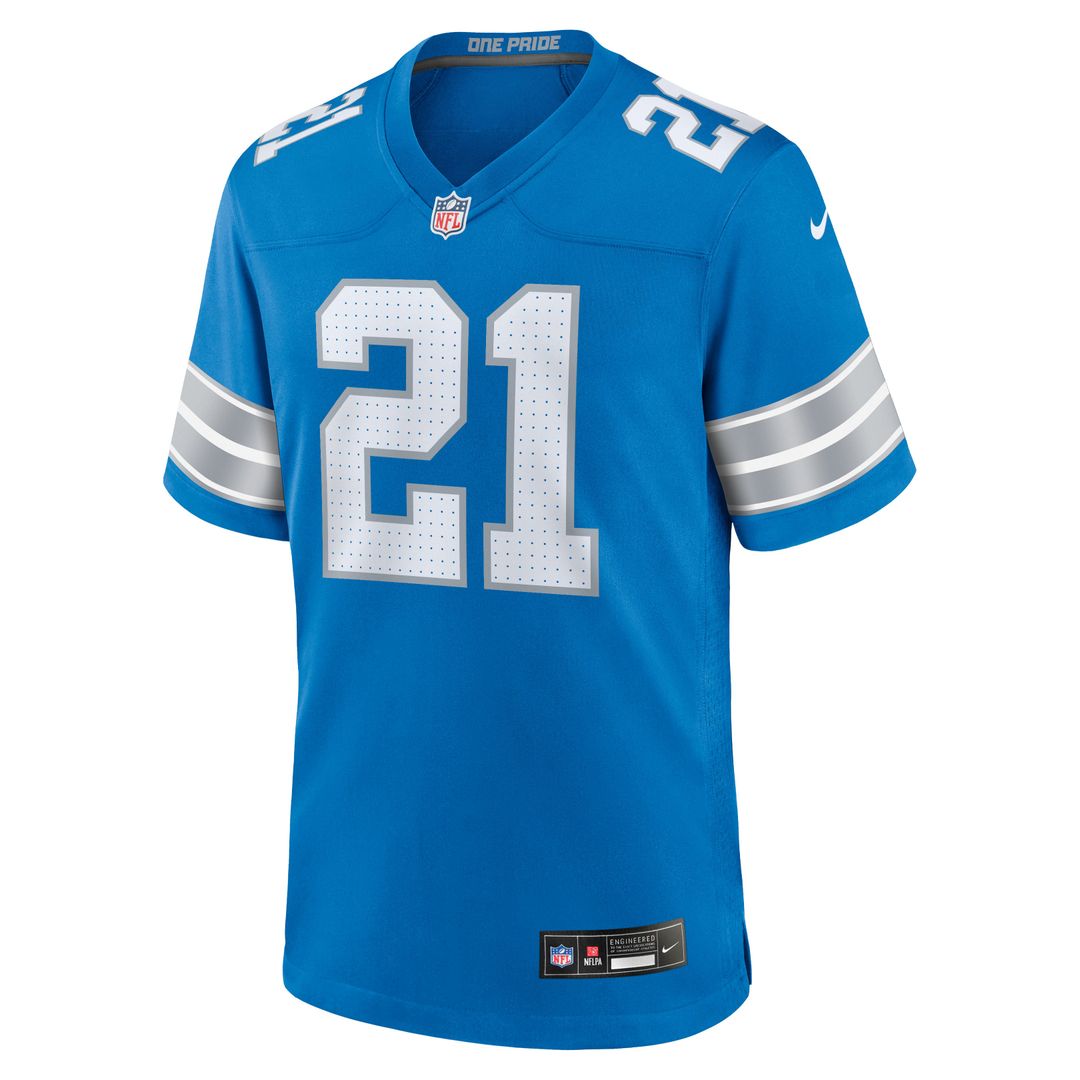 Men's Detroit Lions Roger McCreary Blue Team