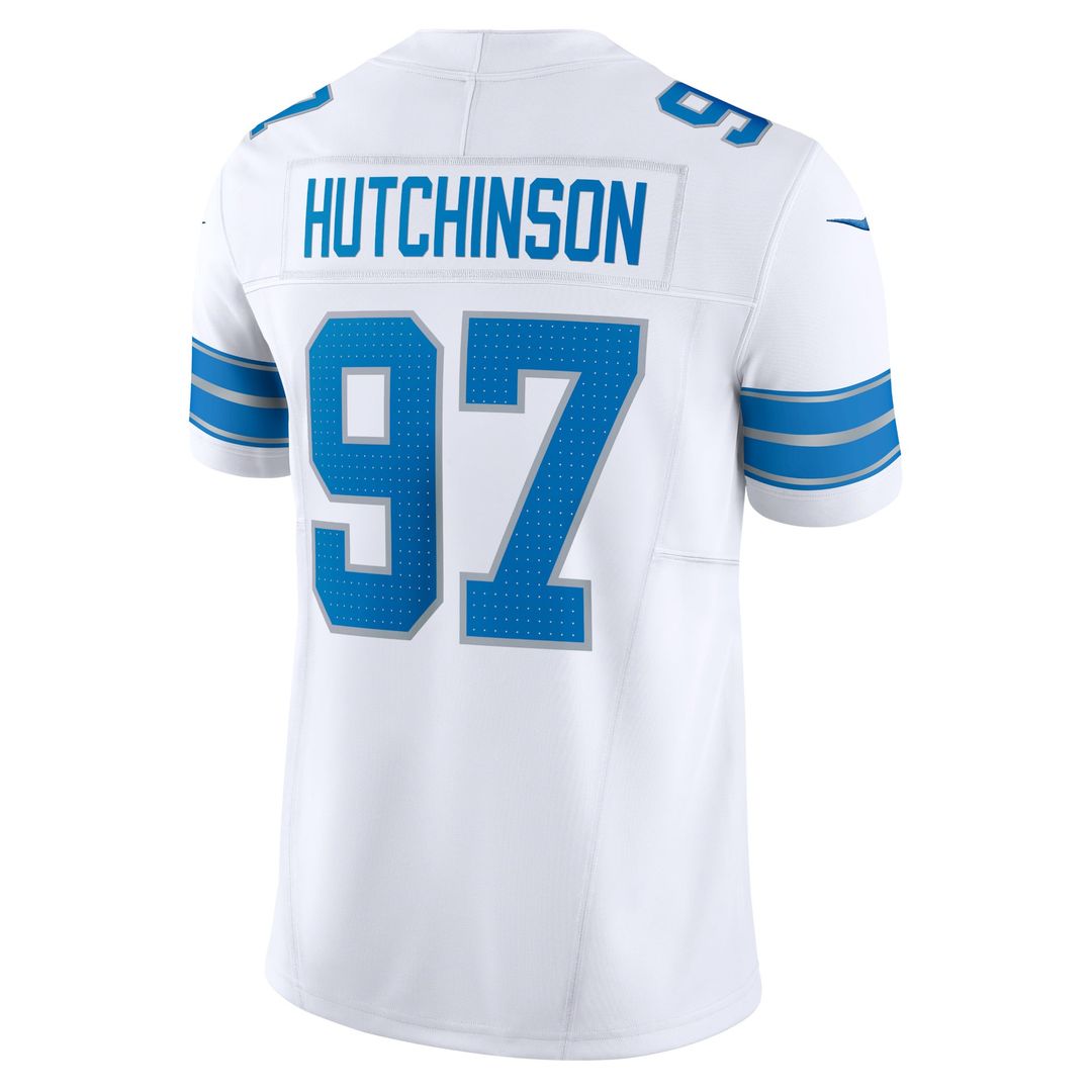 Men's Detroit Lions Aidan Hutchinson White Vapor F.U.S.E.