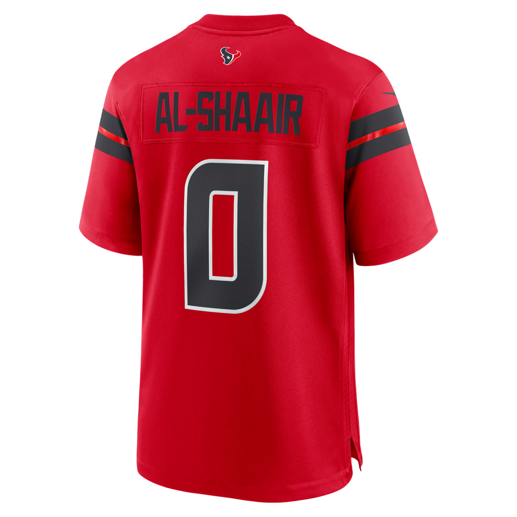 Men's Houston Texans Azeez Al-Shaair Navy Team
