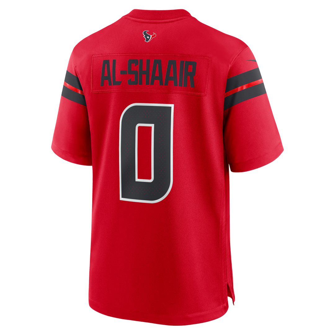Men's Houston Texans Azeez Al-Shaair Red Alternate