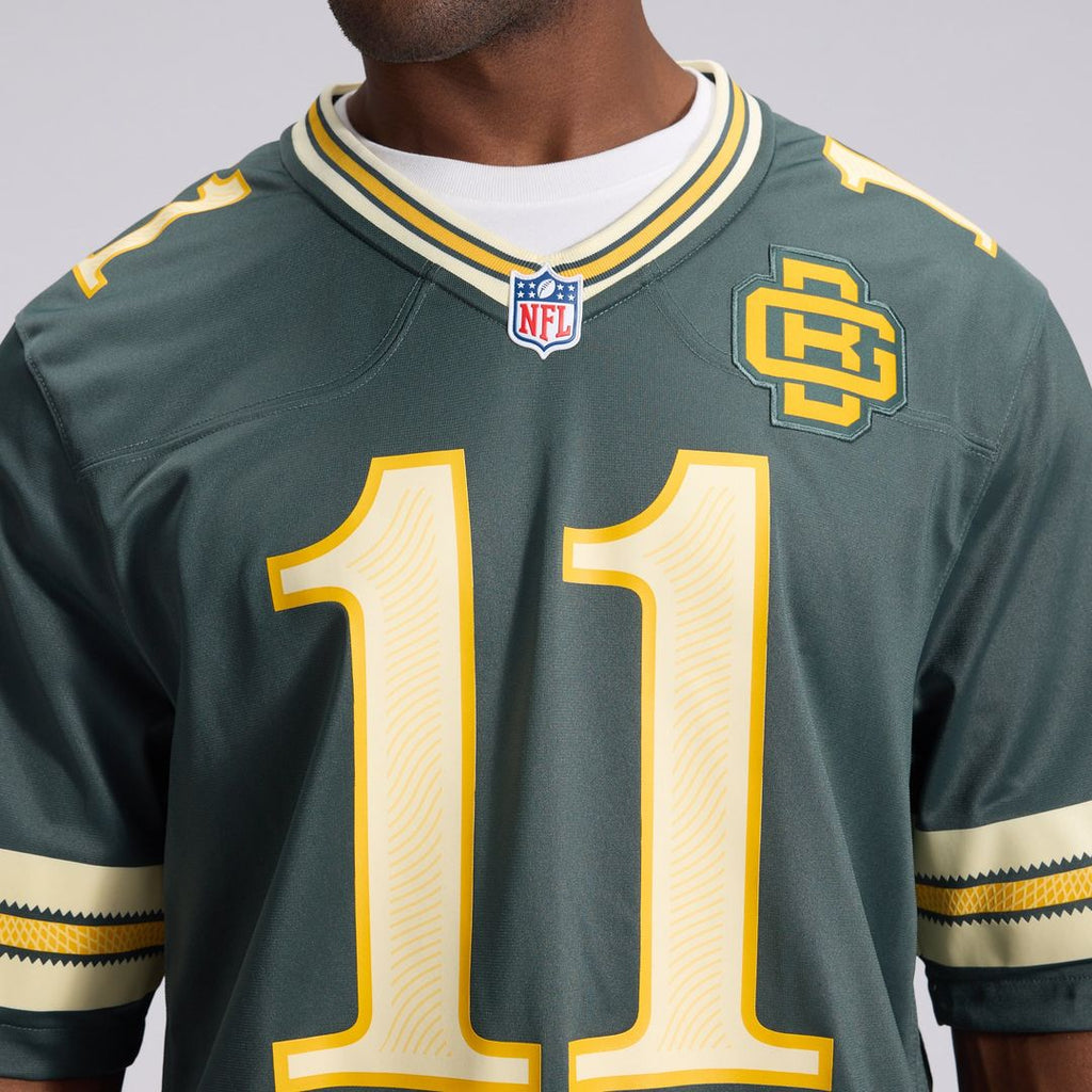 Men's Green Bay Packers Jayden Reed Green 2026 Rivalries Collection Jersey