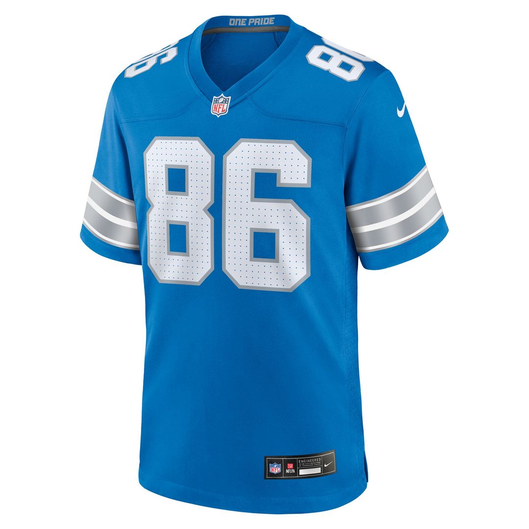 Men's Detroit Lions Anthony Firkser Blue Team