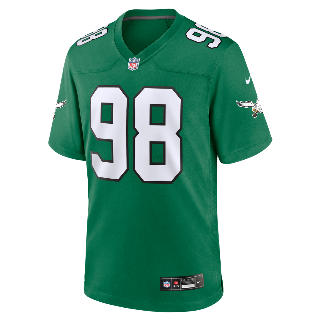 Men's Philadelphia Eagles Jalen Carter Midnight Green Team