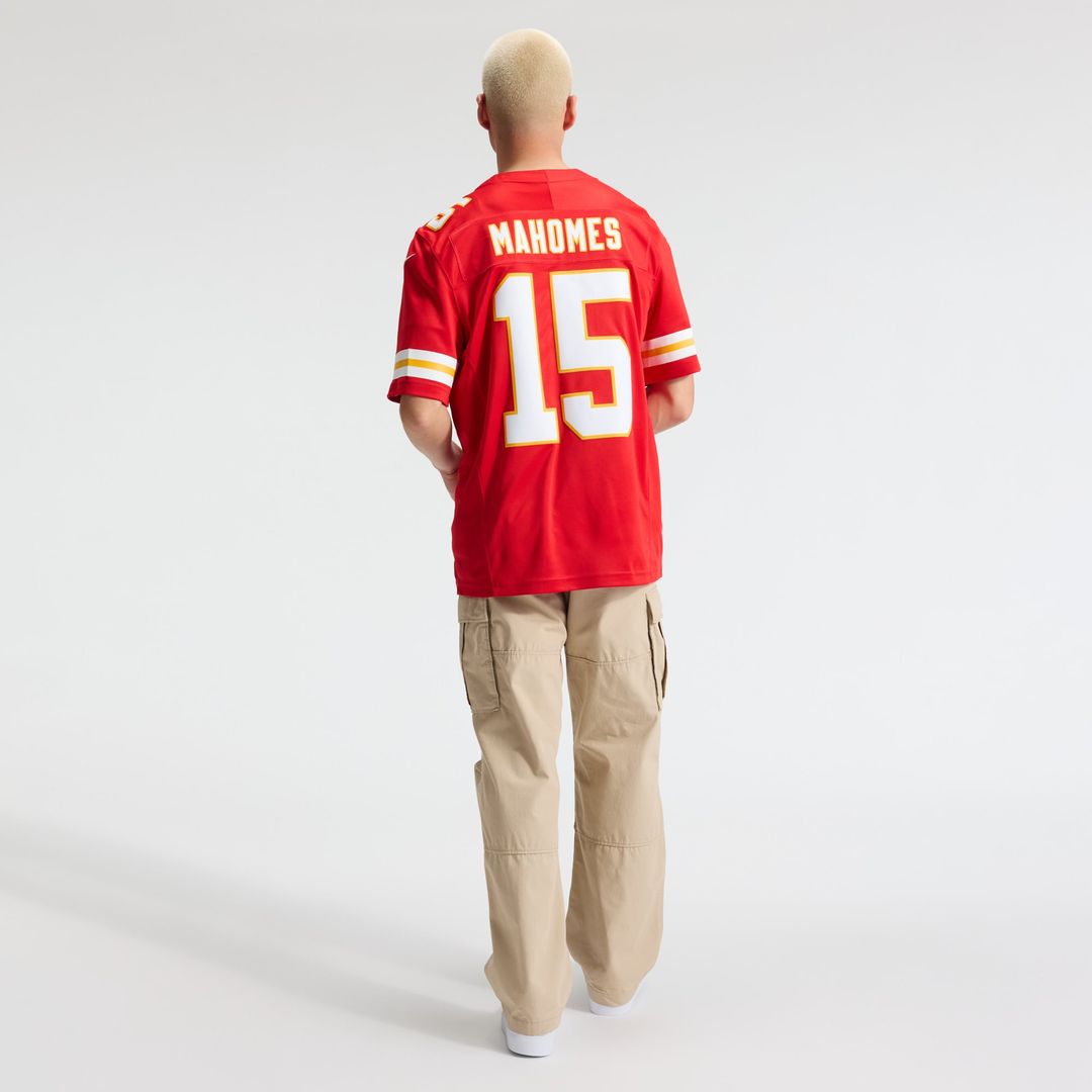 Men's Kansas City Chiefs Patrick Mahomes White Vapor F.U.S.E. Stitched