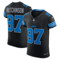 Men's Detroit Lions Aidan Hutchinson Black Alternate Vapor F.U.S.E. Elite Jersey