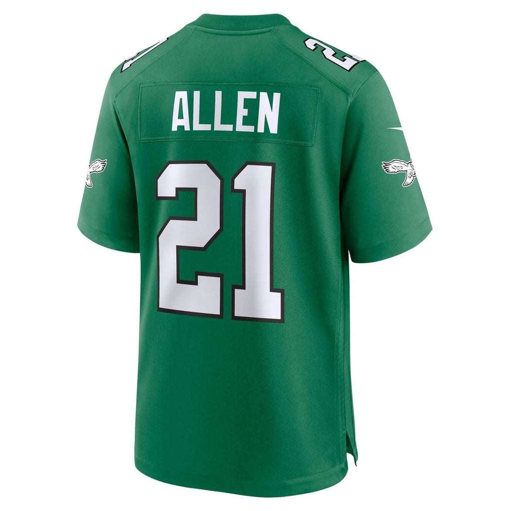 Men's Philadelphia Eagles Eric Allen Kelly Green Retired Player Alternate