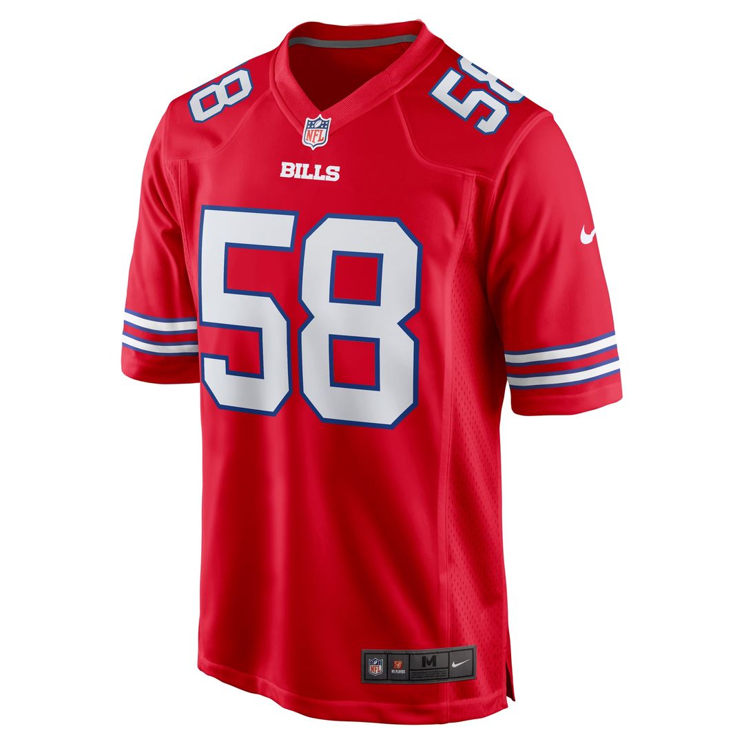 Men's Buffalo Bills Matt Milano Royal Game Player Jersey