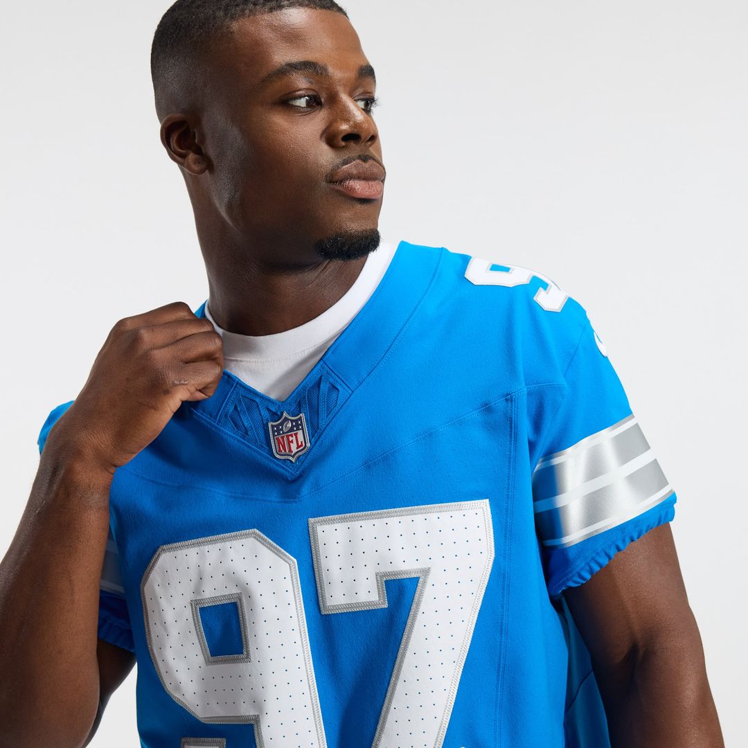 Men's Detroit Lions Aidan Hutchinson Black Alternate Vapor F.U.S.E. Elite Jersey