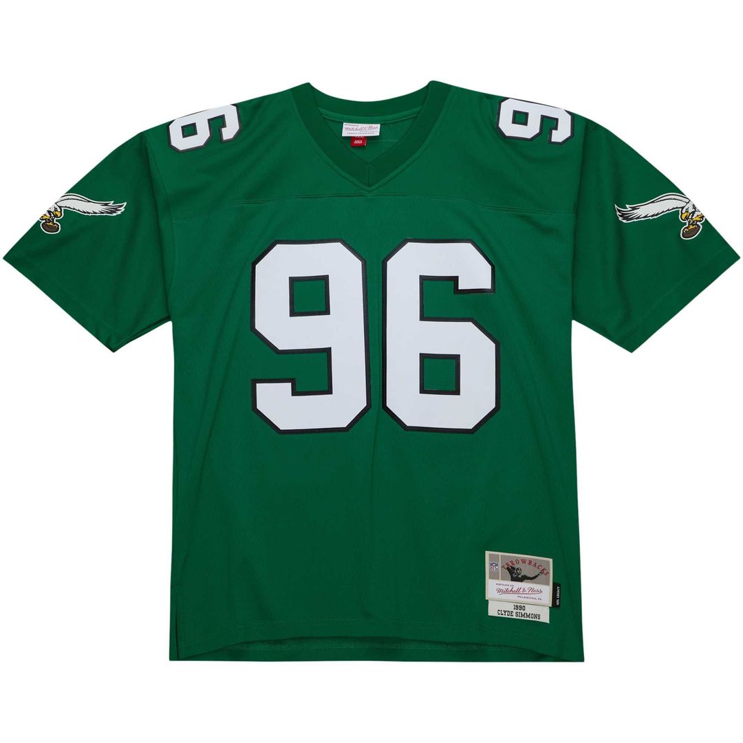 Men's Philadelphia Eagles Clyde Simmons Kelly Green Legacy Replica Jersey