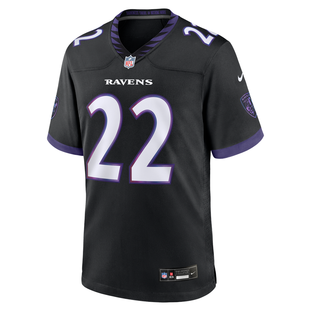 Men's Baltimore Ravens Derrick Henry Black Alternate