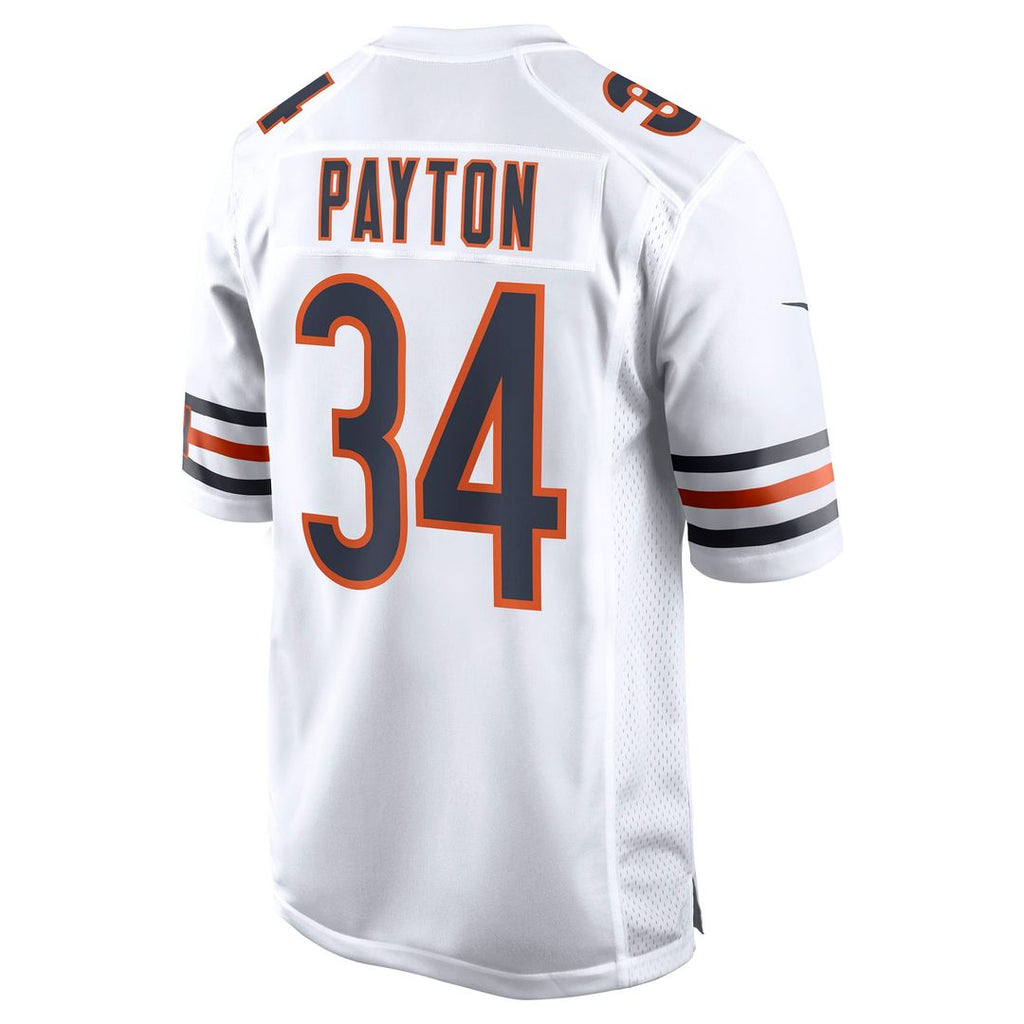 Men's Chicago Bears Walter Payton White Retired Player Away