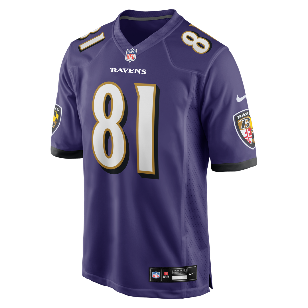 Men's Baltimore Ravens Devontez Walker Purple Team