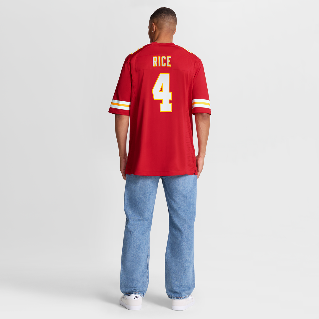 Men's Kansas City Chiefs Rashee Rice Red