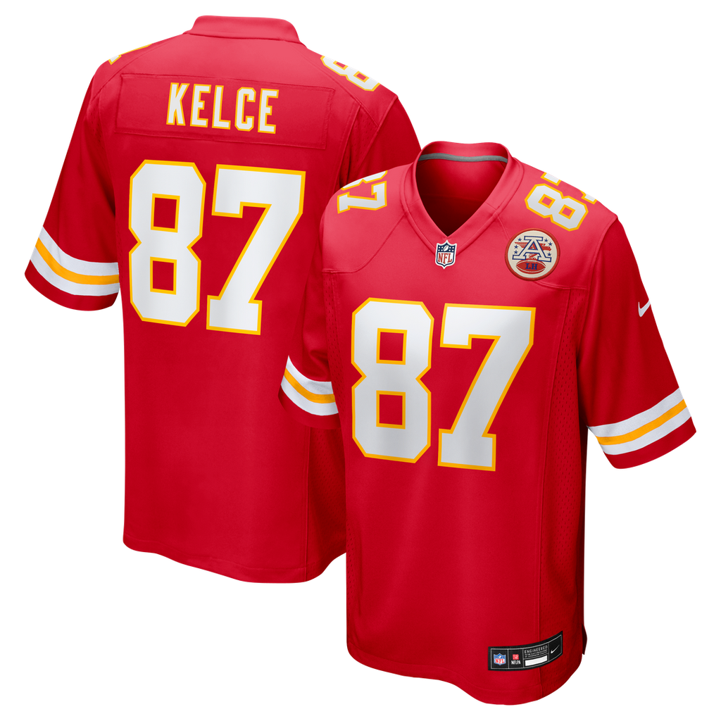 Men's Kansas City Chiefs Travis Kelce Red
