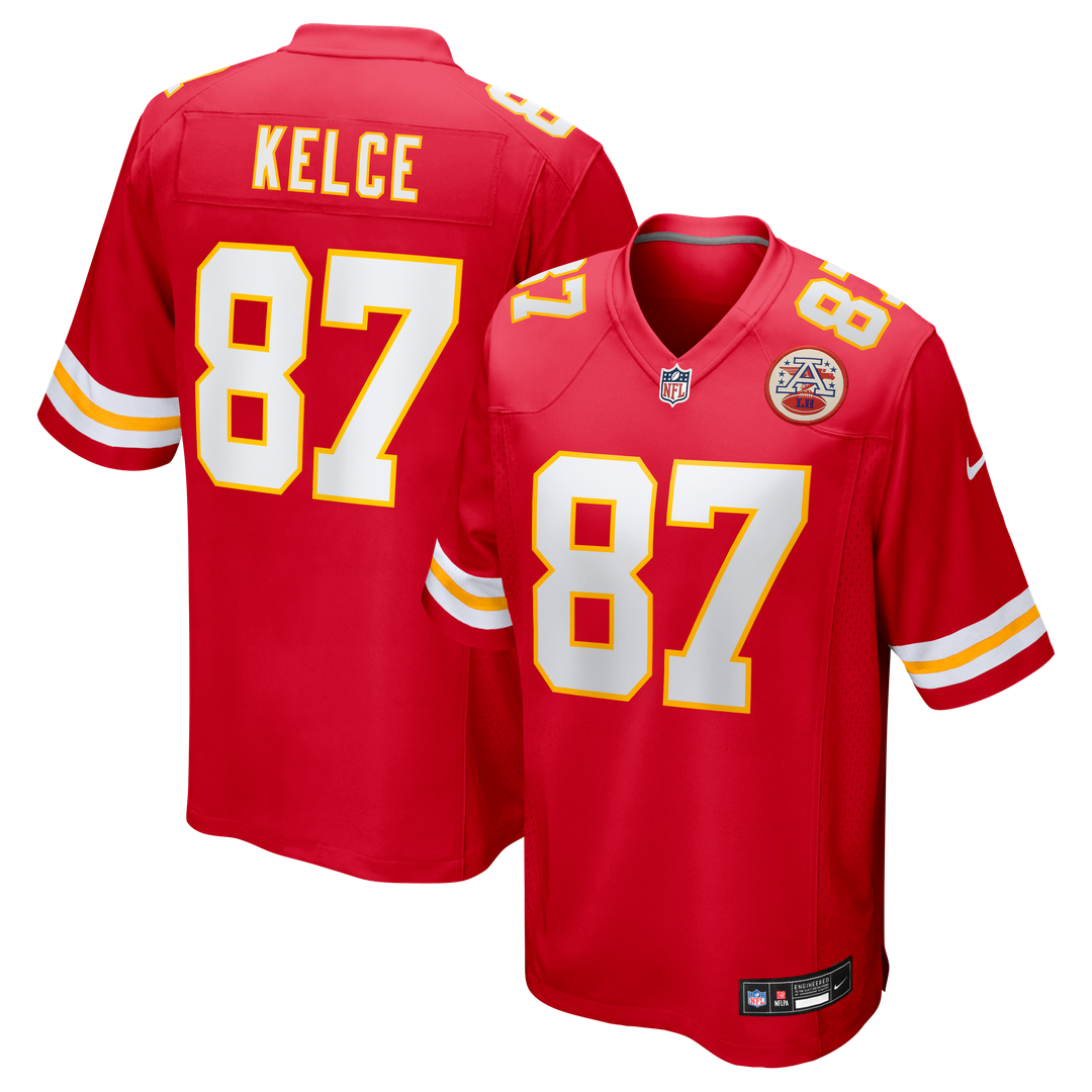 Men's Kansas City Chiefs Travis Kelce Red