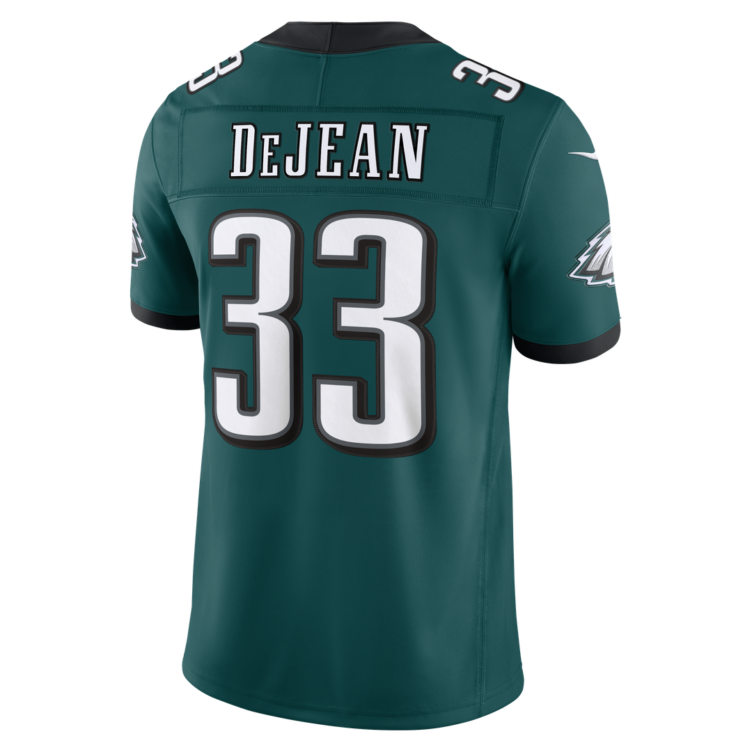Men's Philadelphia Eagles Cooper DeJean Kelly Green Alternate Vapor F.U.S.E. Stitched
