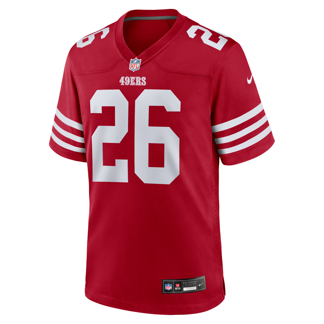 Men's San Francisco 49ers Chase Lucas Scarlet Team