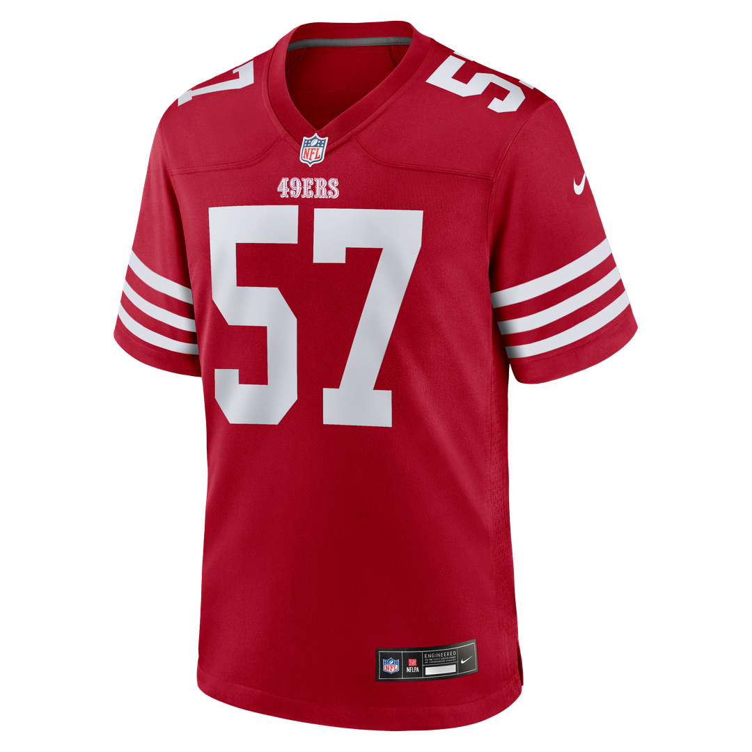 Men's San Francisco 49ers Luke Gifford Scarlet Team